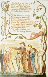 彼らは私たちの遊びで笑う...、イノセンスの歌、1789年の版11（紙にトイレでレリーフエッチング）